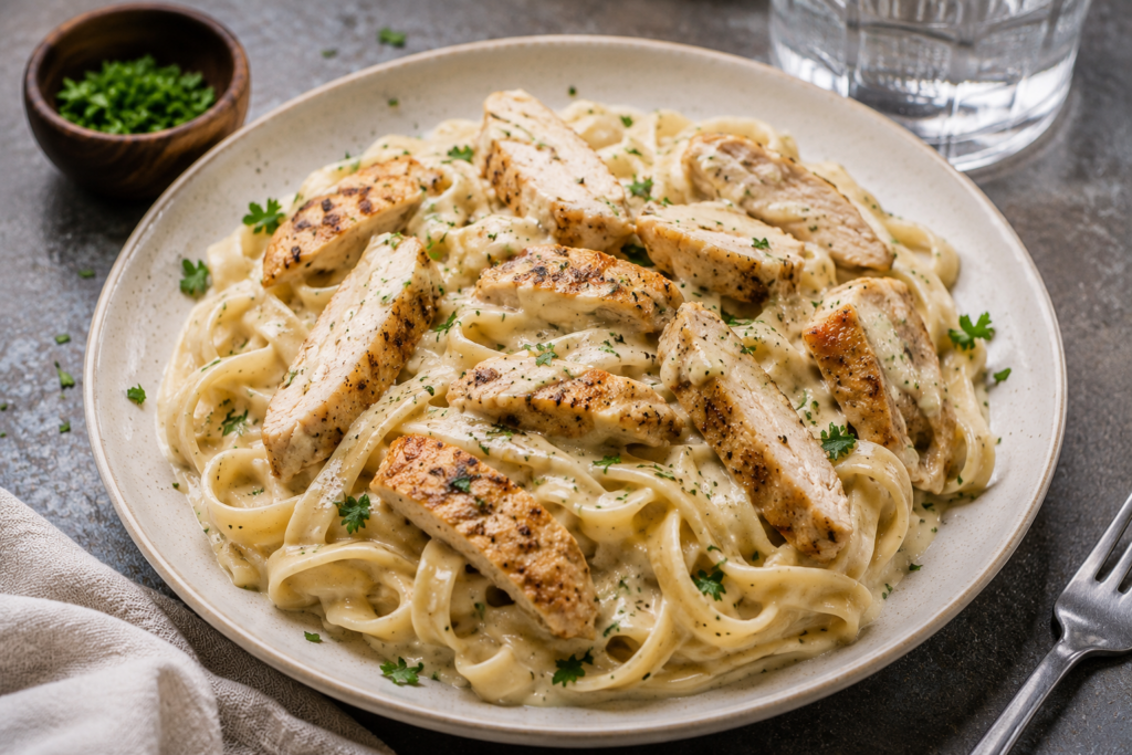 Dairy-Free Chicken Alfredo