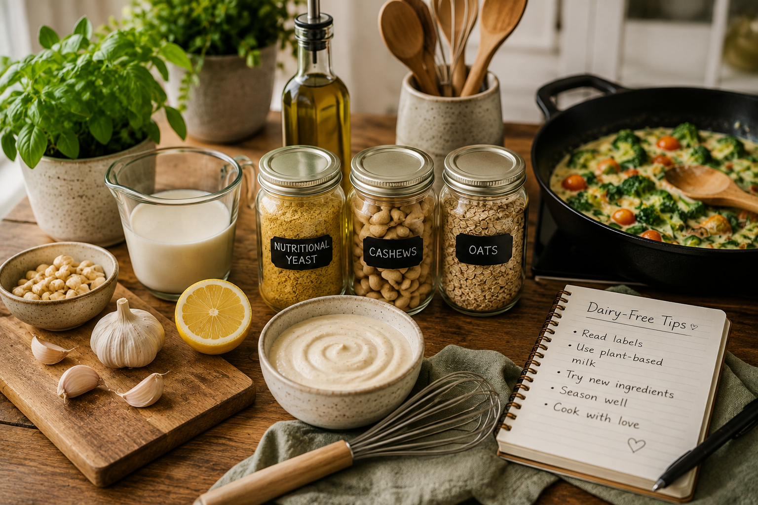 Cooking Without Dairy: Tips for Beginners