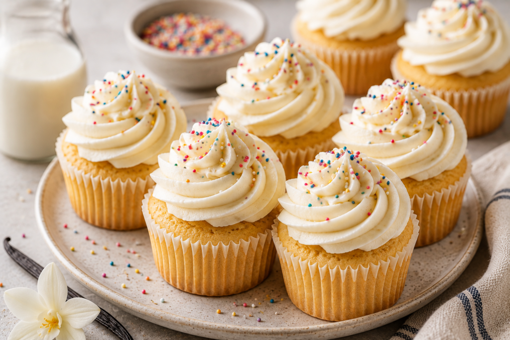 Dairy-Free Vanilla Cupcakes