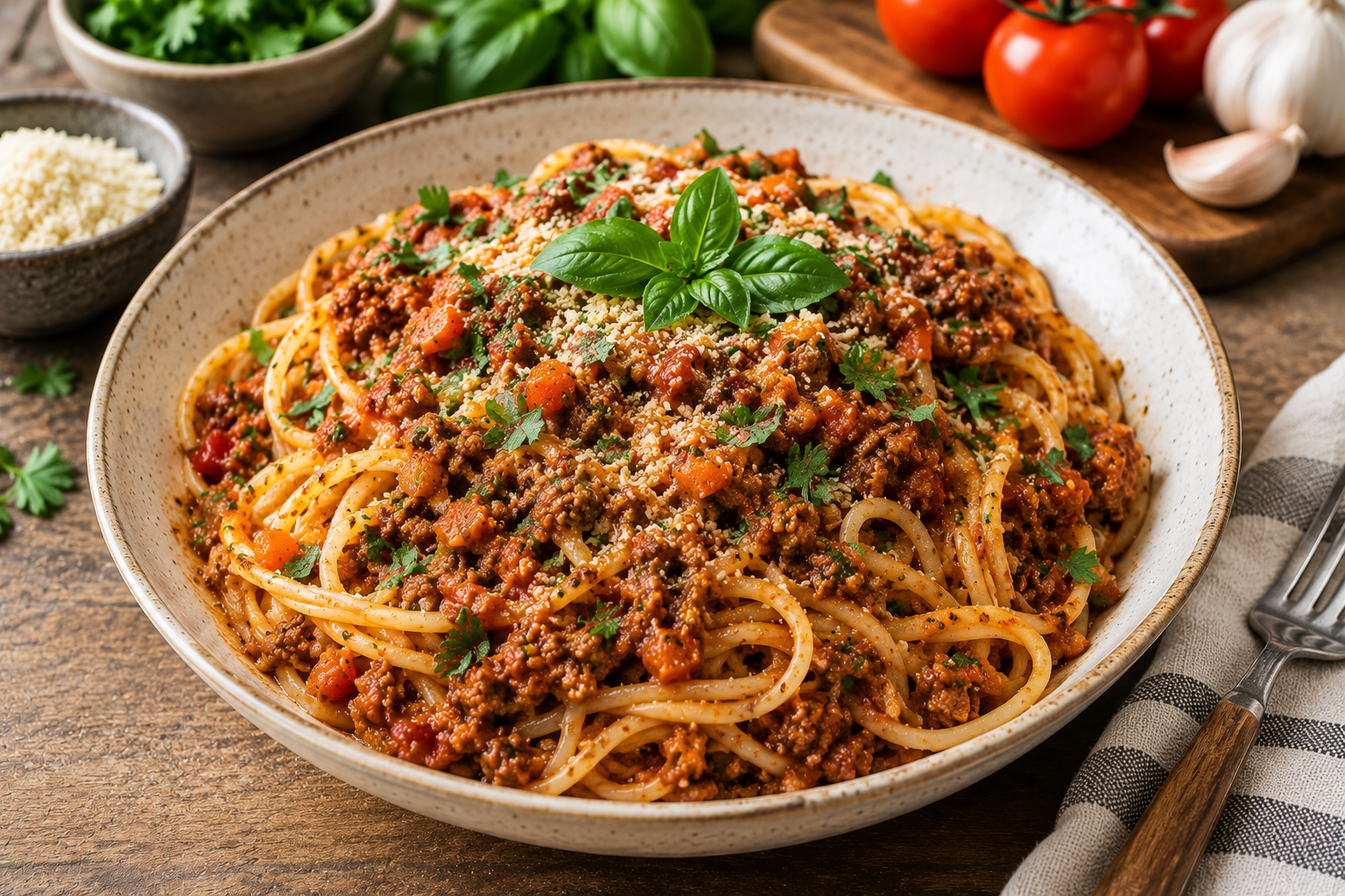 Dairy-Free Spaghetti bolognese